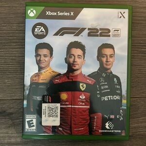 Xbox series X, EA sports racing game.